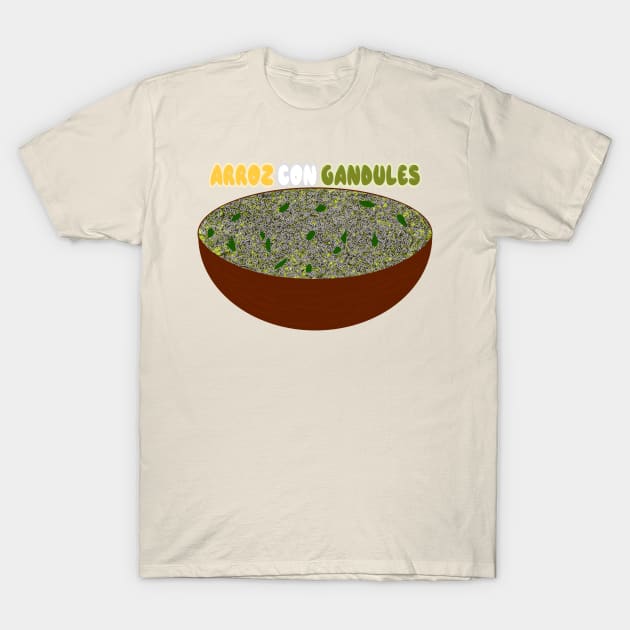 Arroz Con Gandules T-Shirt by Orchid's Art